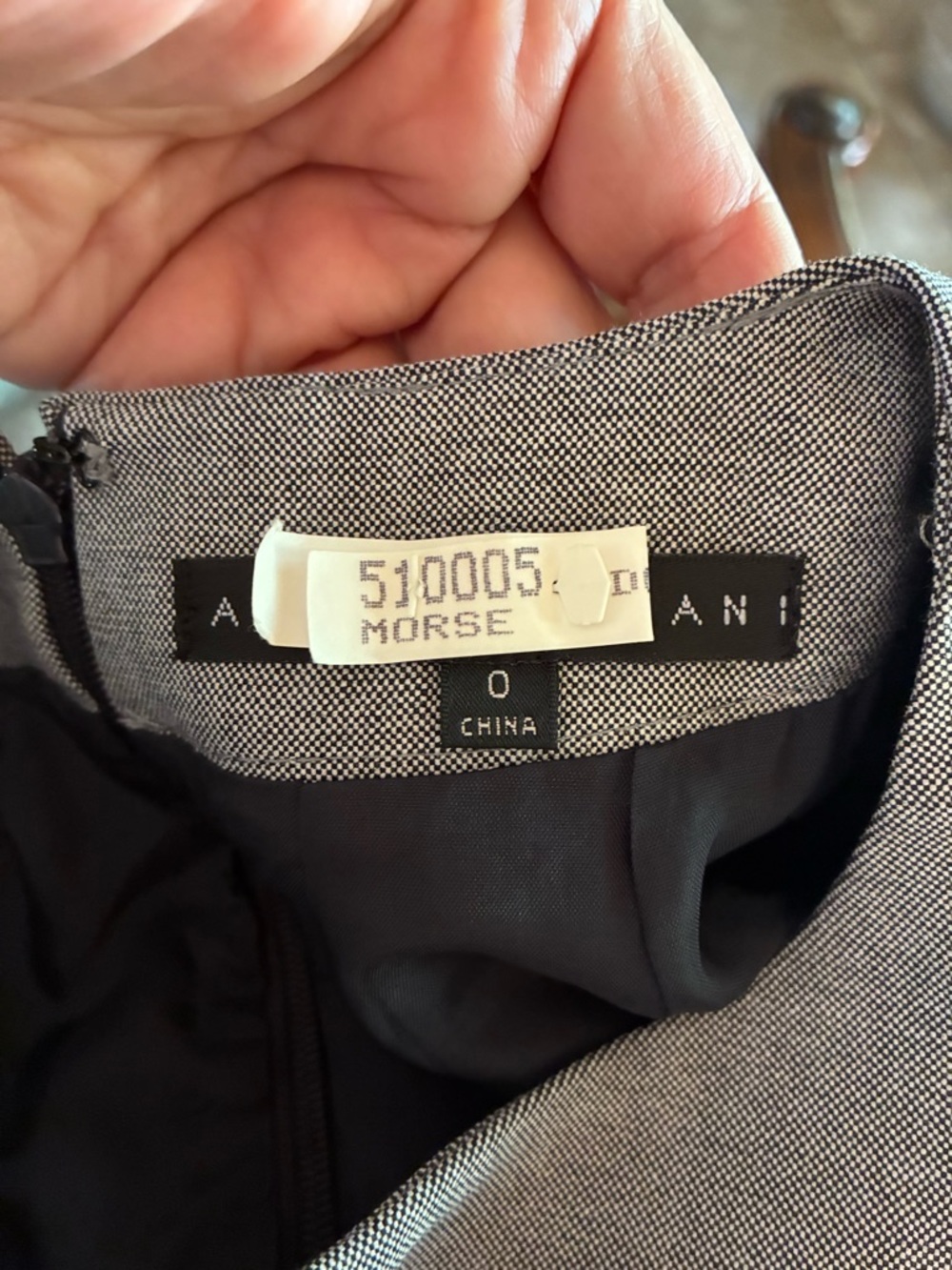 ANTONIO MELANI Gray Midi Skirt Suit - Picture 7 of 7